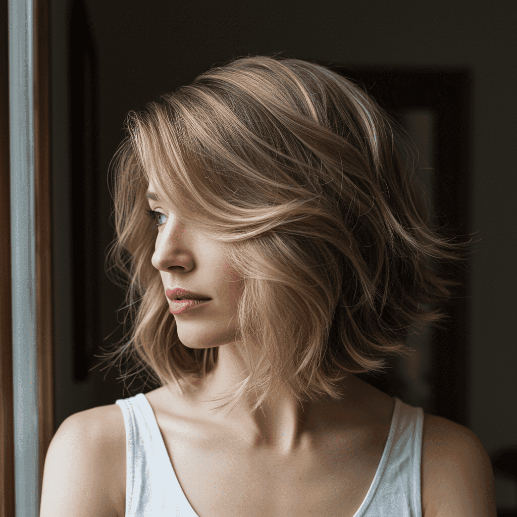 Natural Texture Butterfly Cut