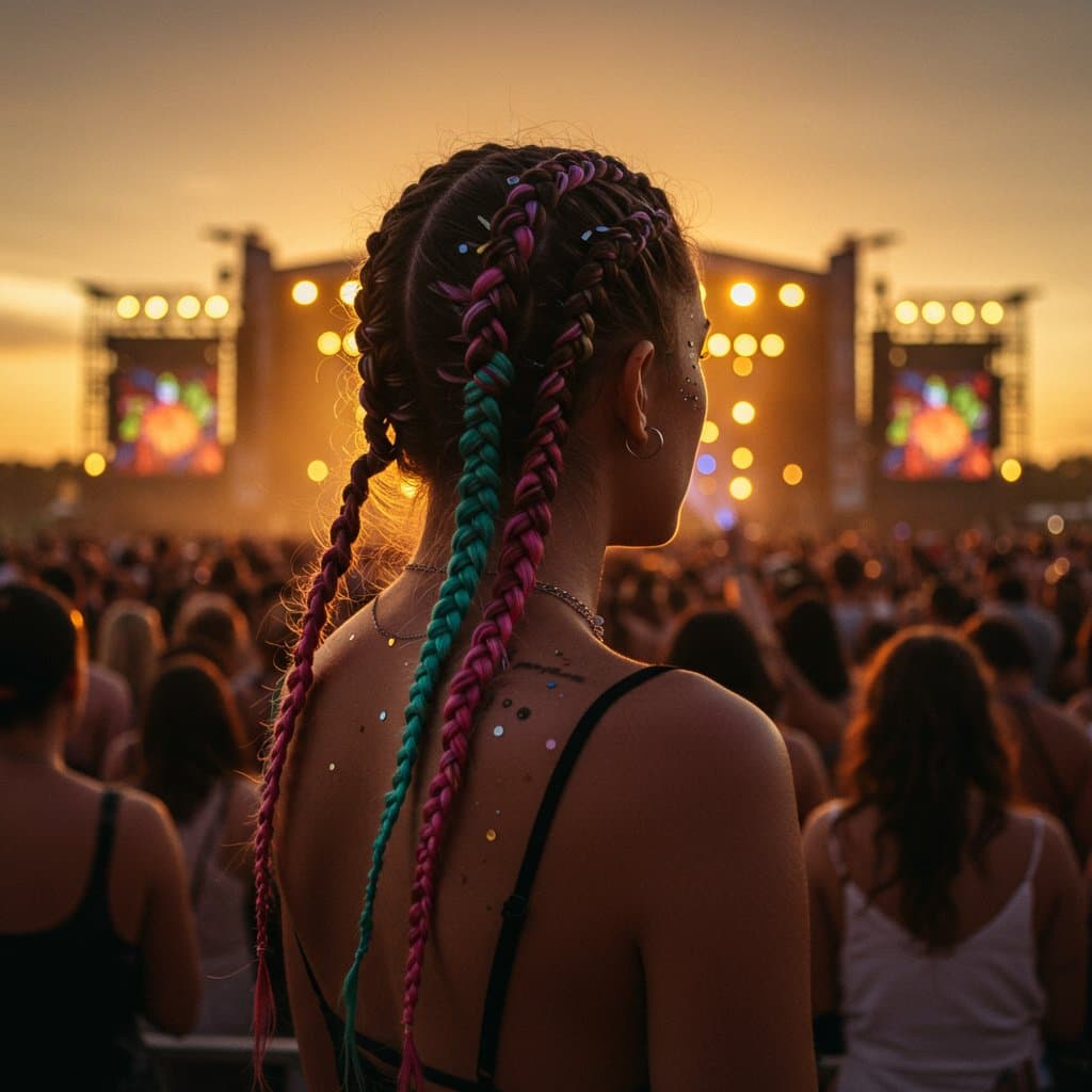 Ultimate Festival Hair Guide: Glitter, Braids, and Creative Looks to Steal the Show | 2025 Trends