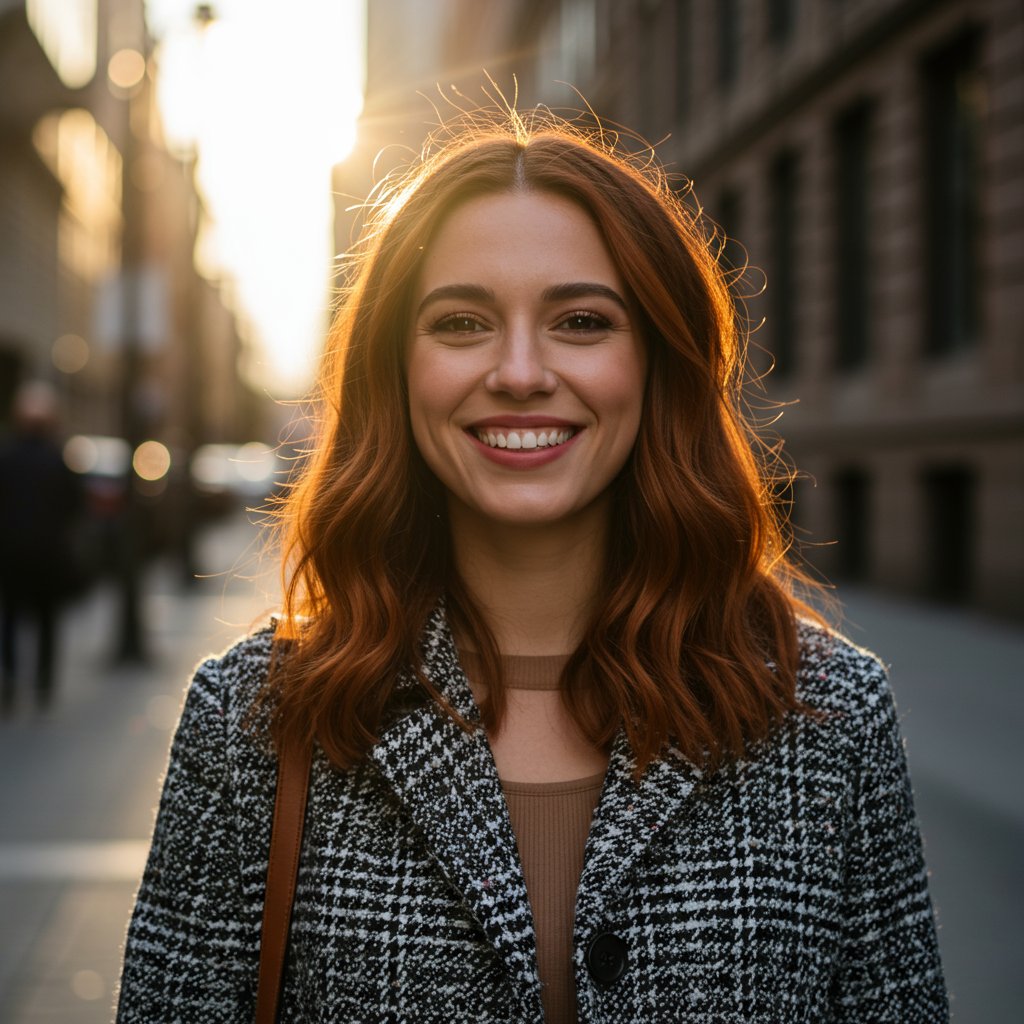 Confident Woman With Freshly Colored Hair