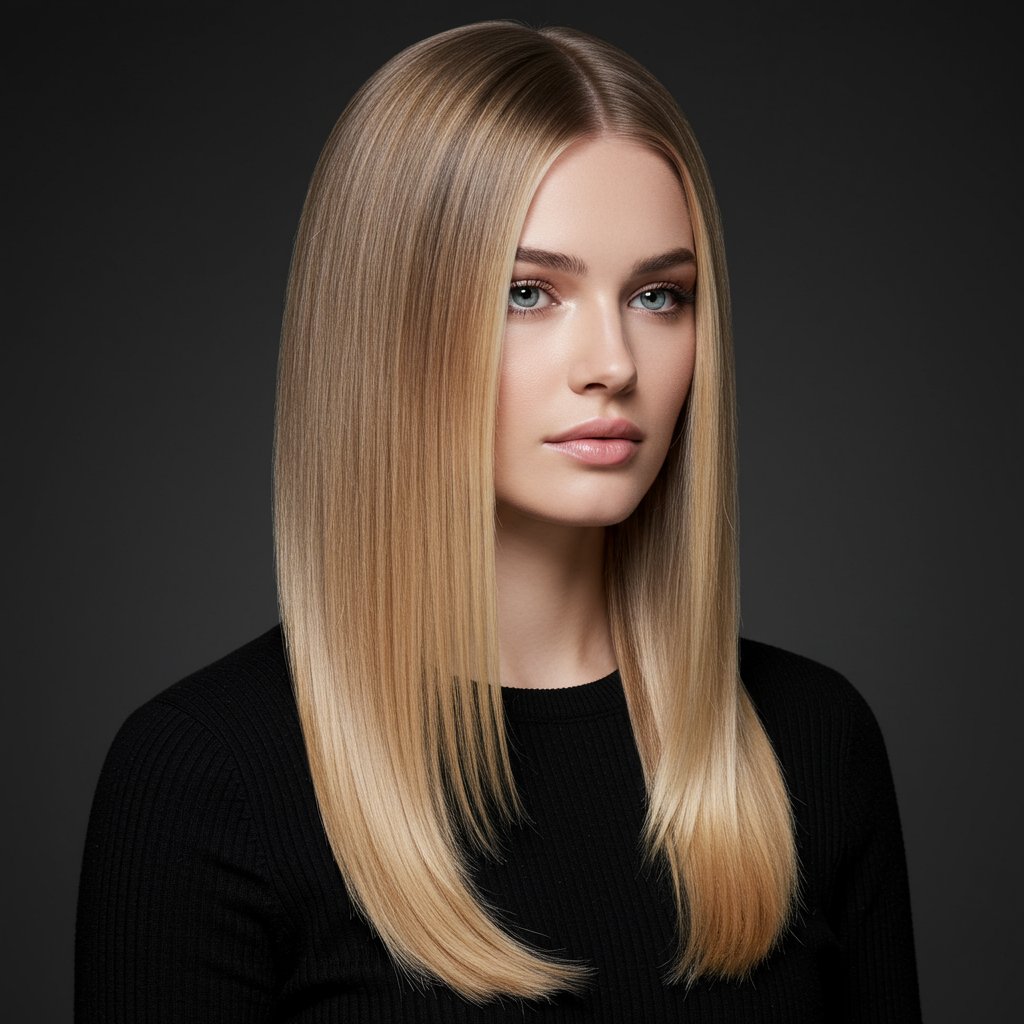 Shadow Root With Bright Tipped Out Ends