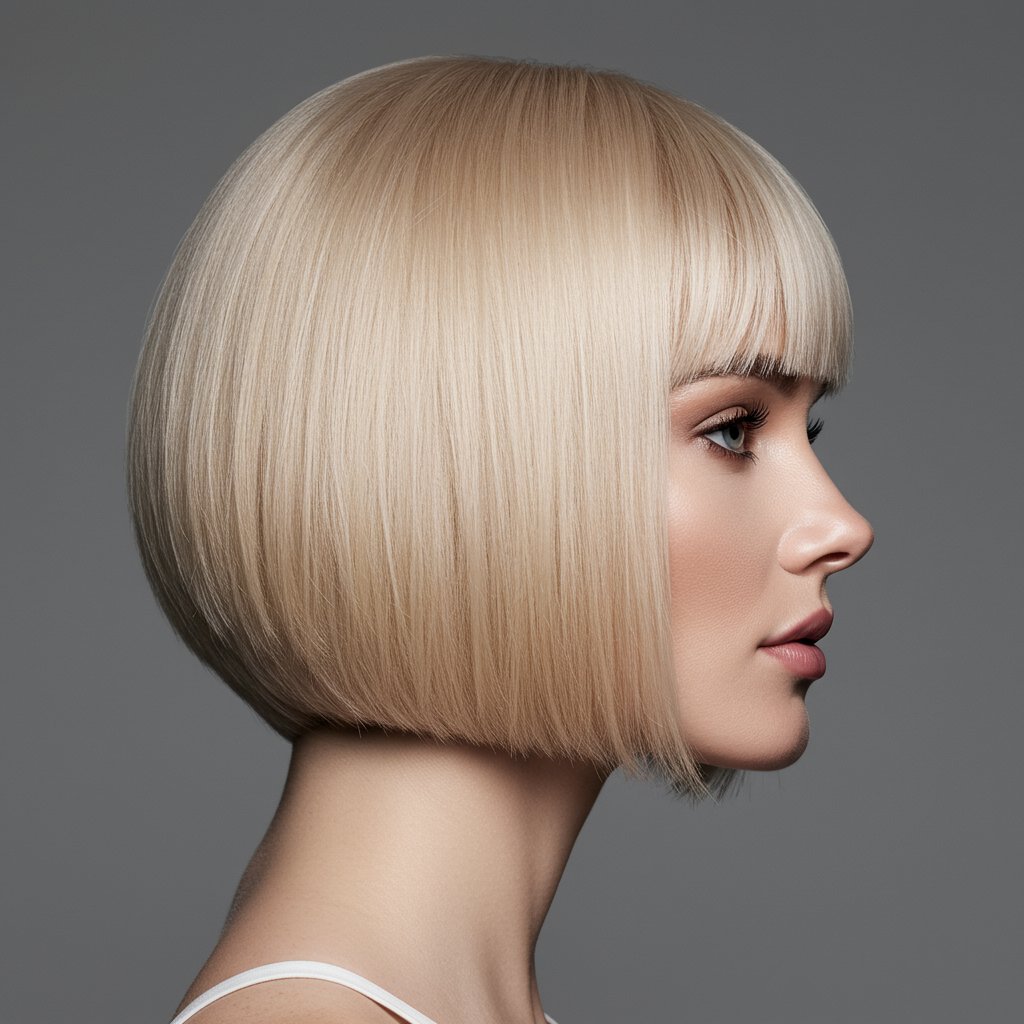 Classic Blunt Bob Monochromatic