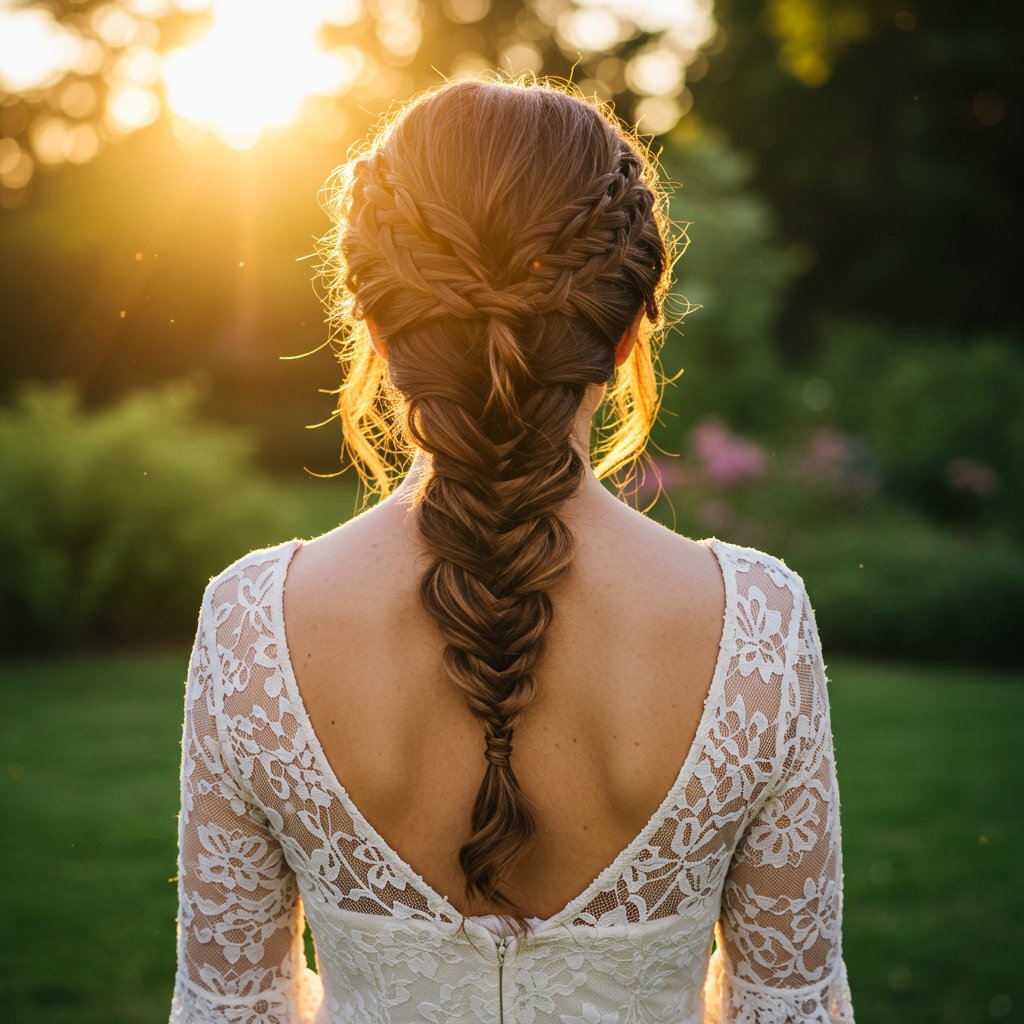 Woman-With-Romantic-Fishtail-Crown-Braid