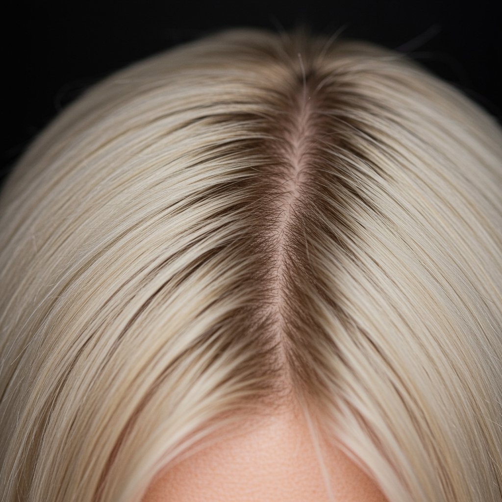 Perfectly Blended Platinum Root Touchup