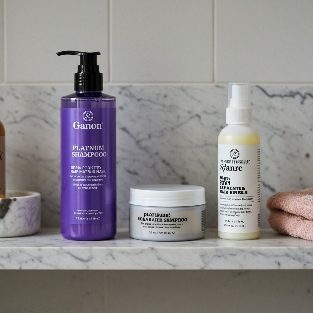 Platinum Blonde Haircare Products Shelfie