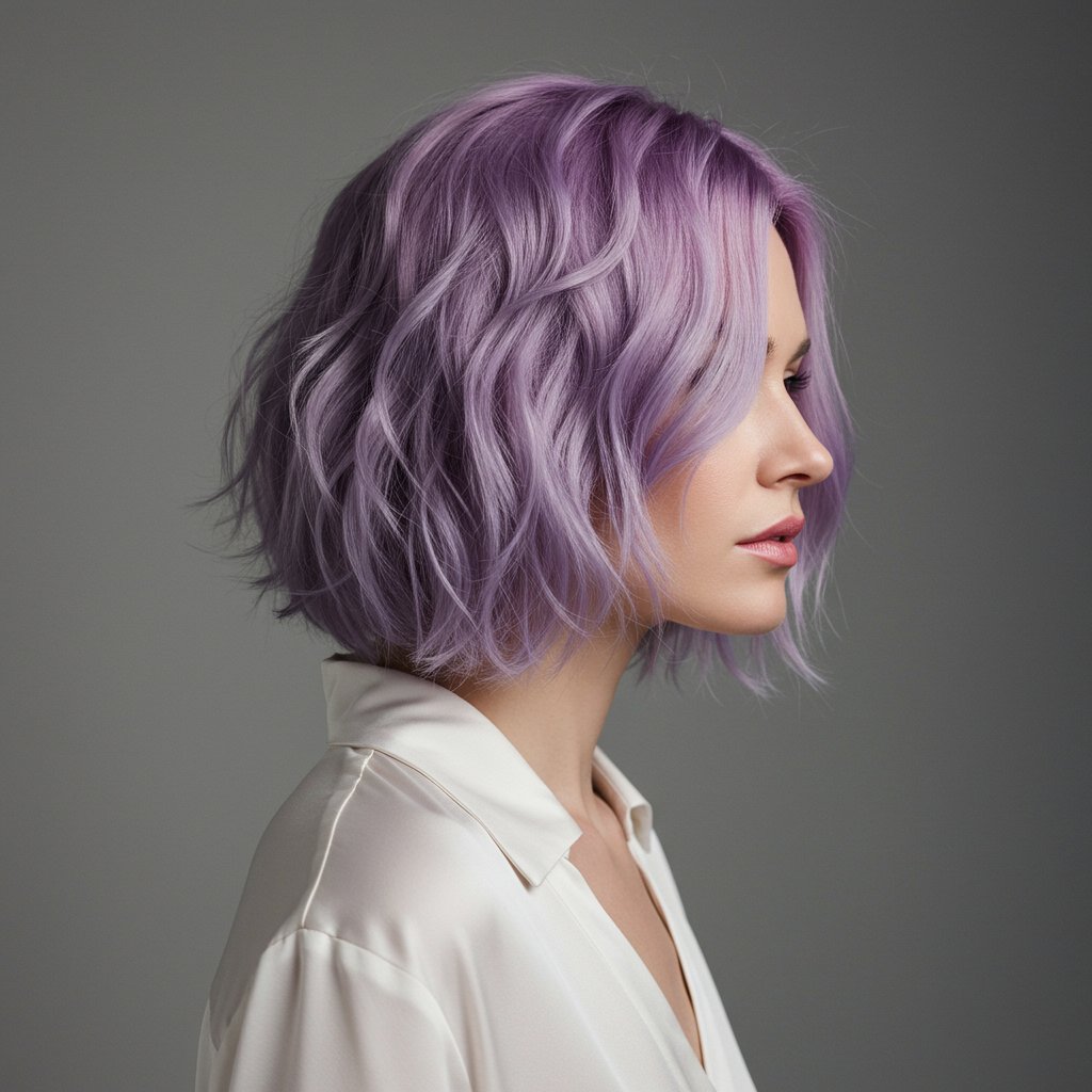Woman-With-Elegant-Lavender-Hair