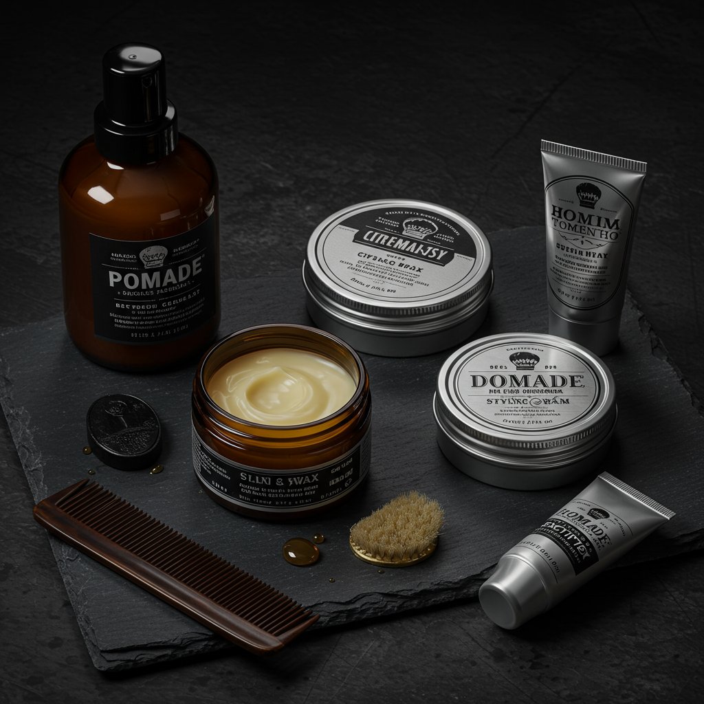Mens Grooming Product Flatlay