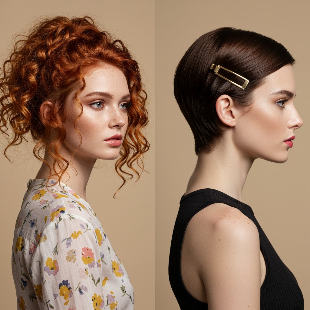 Half-Up-Style-On-Curly-And-Short-Hair