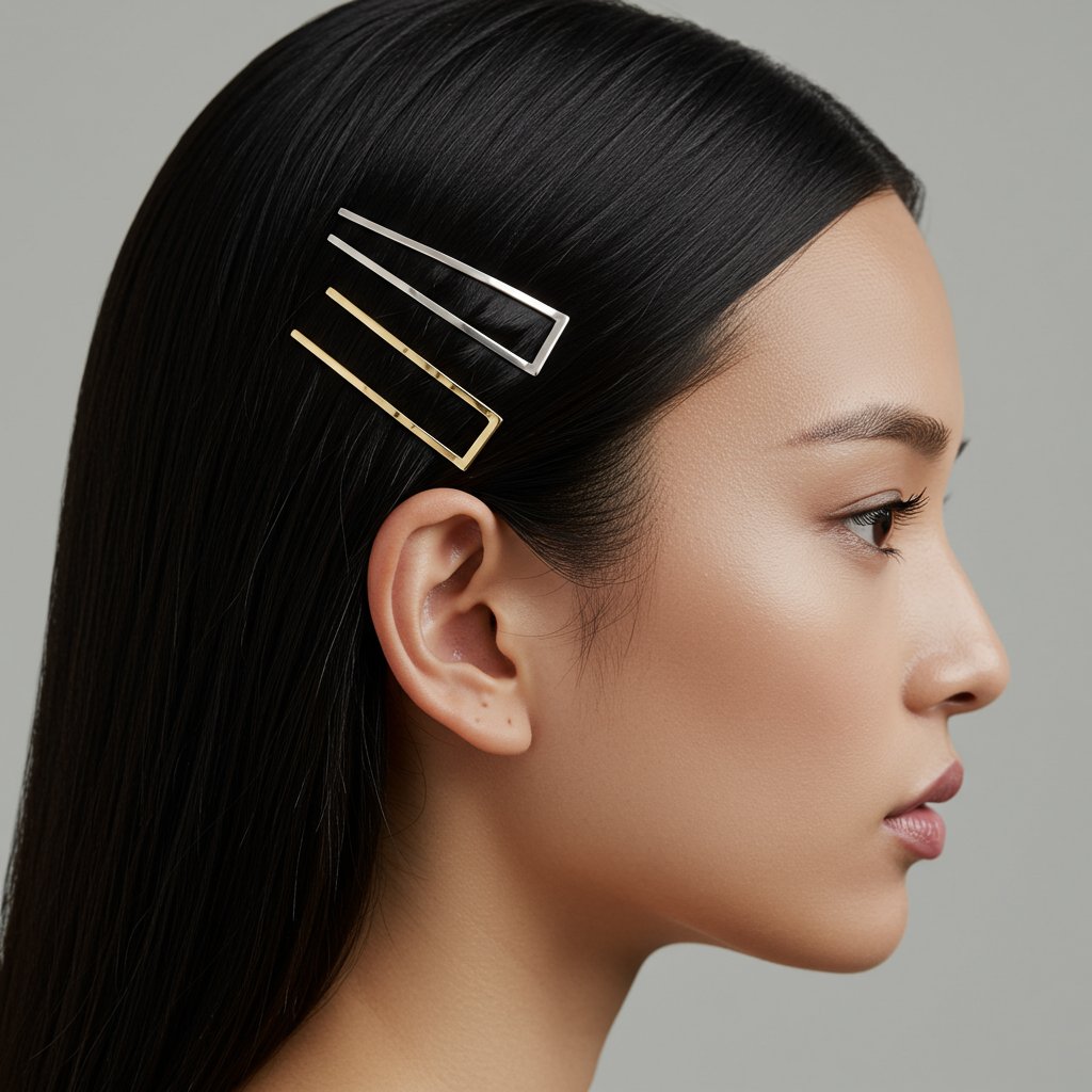Stacked Minimalist Hair Clips