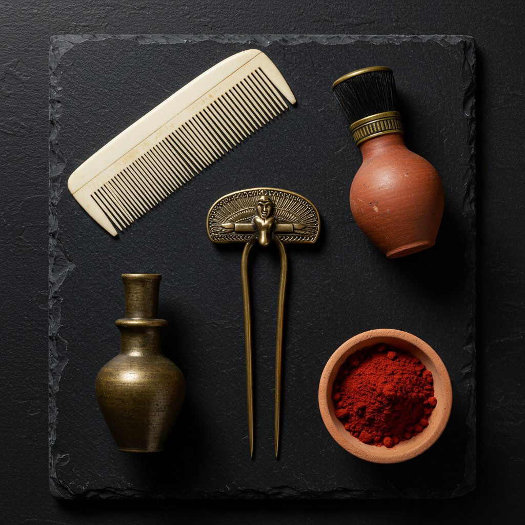 Ancient-Egyptian-Hair-Care-Tools-Flatlay