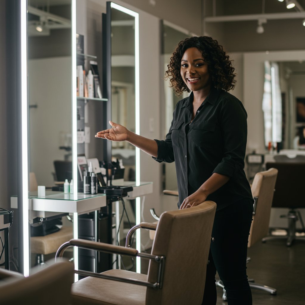 Welcoming Stylist Consultation