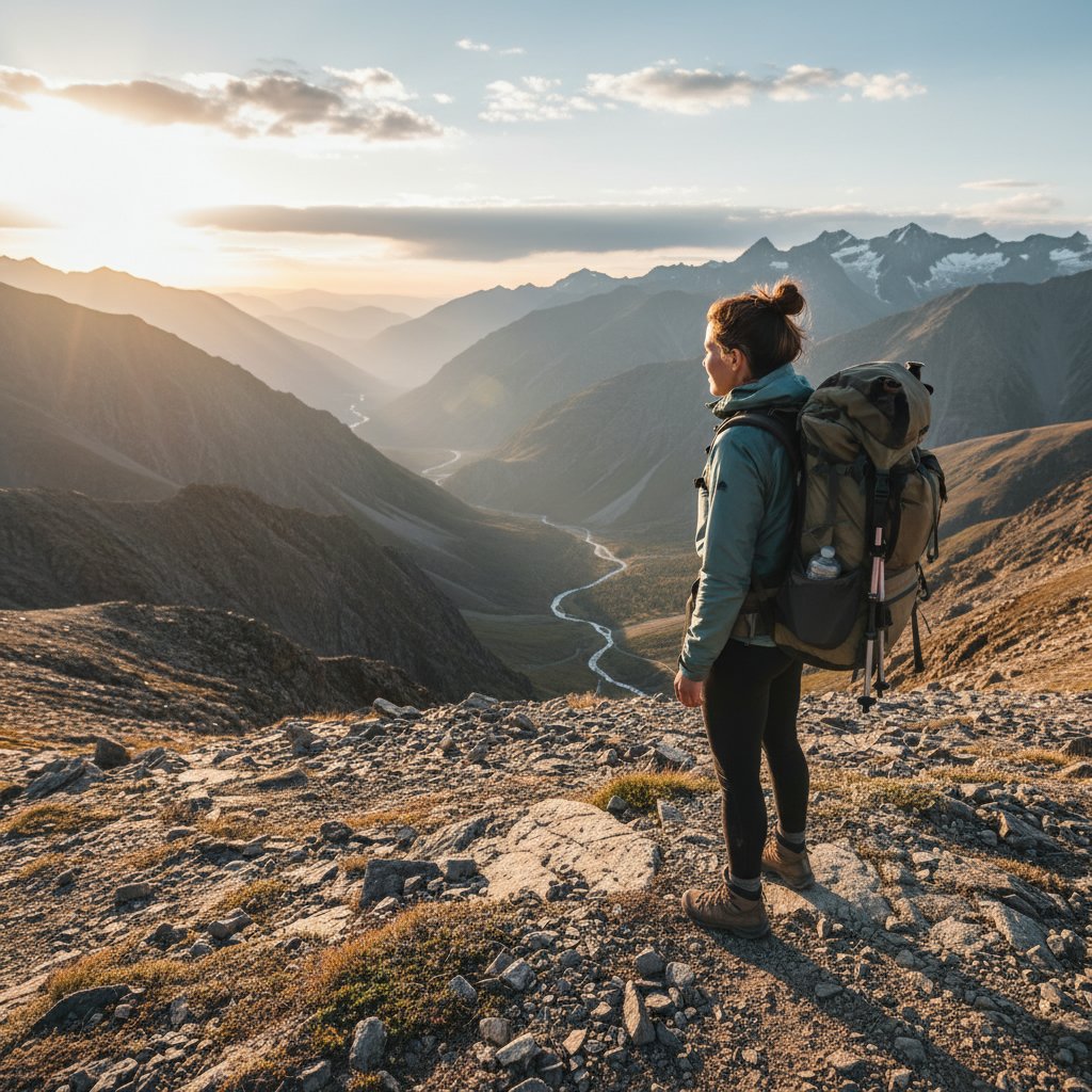 Half-Up, Half-Down Trail Style