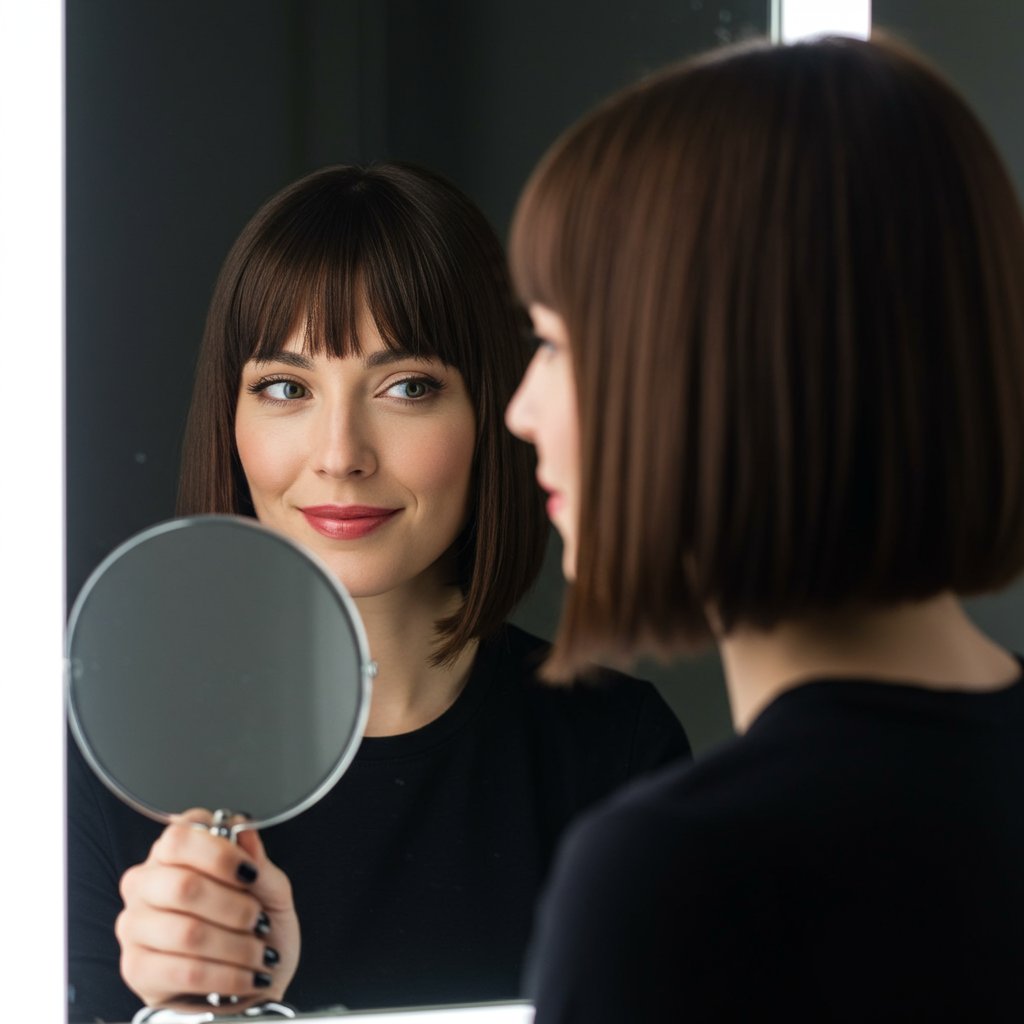Woman-Confident-With-New-Bangs