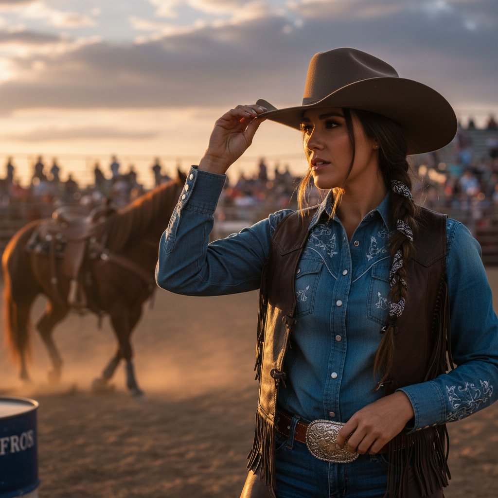 Cowgirl Chic Side Braid