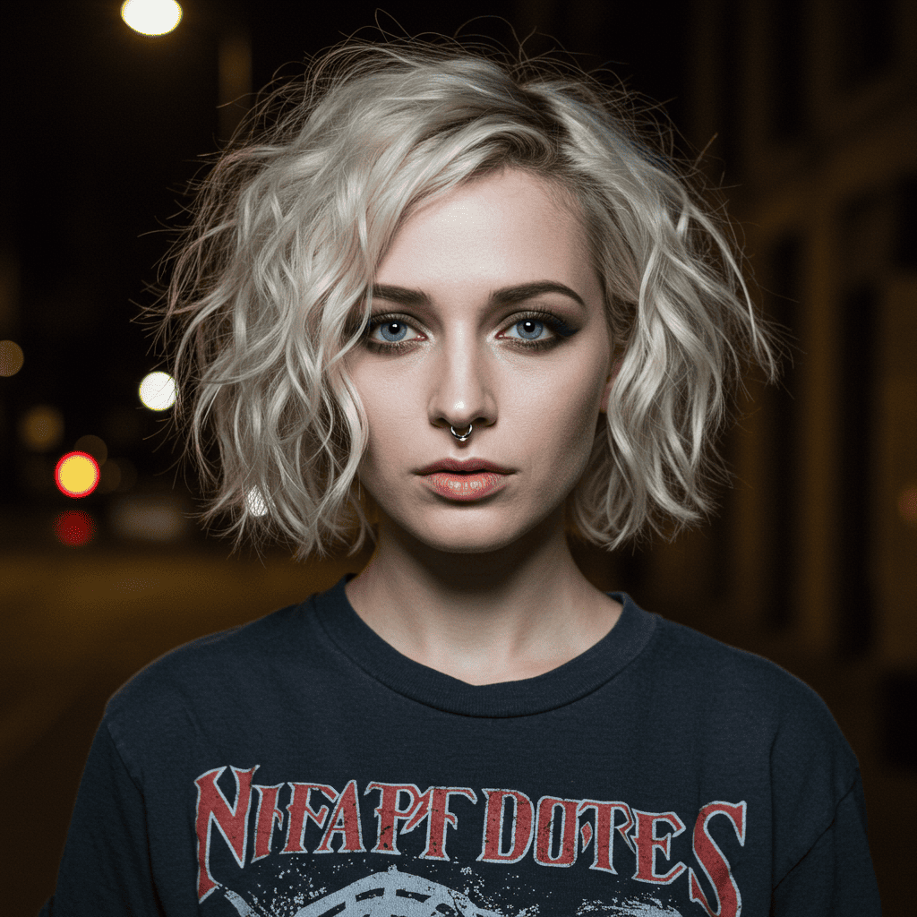 Beach Waves Bleached Style