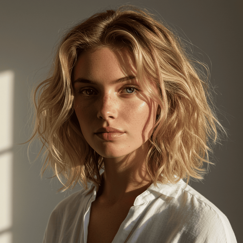Beach Waves Blonde Style