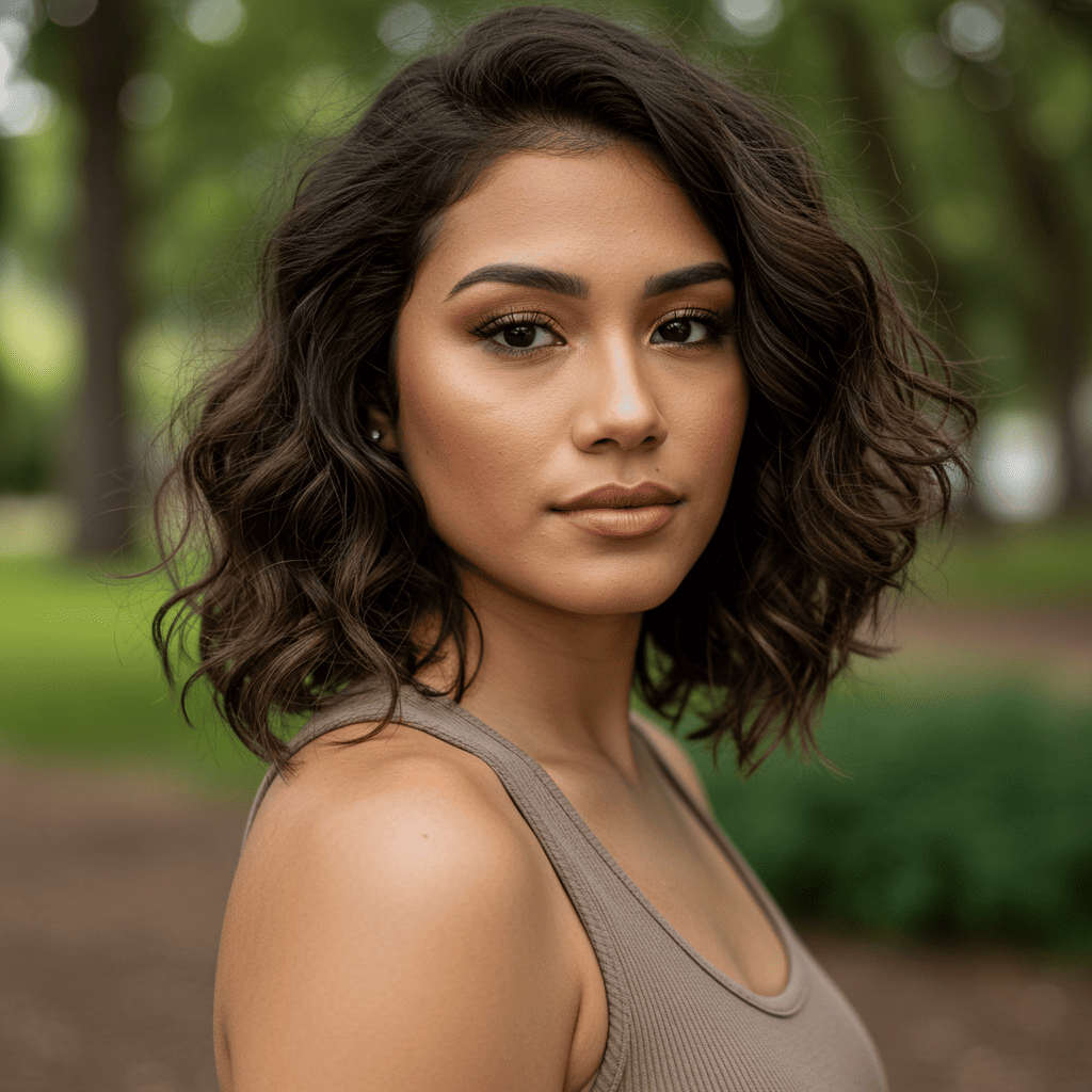 Beach Waves Mixed Texture Style