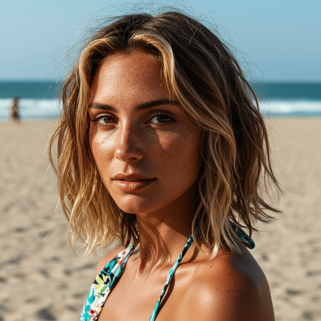 Beach Waves Sun Damaged Style