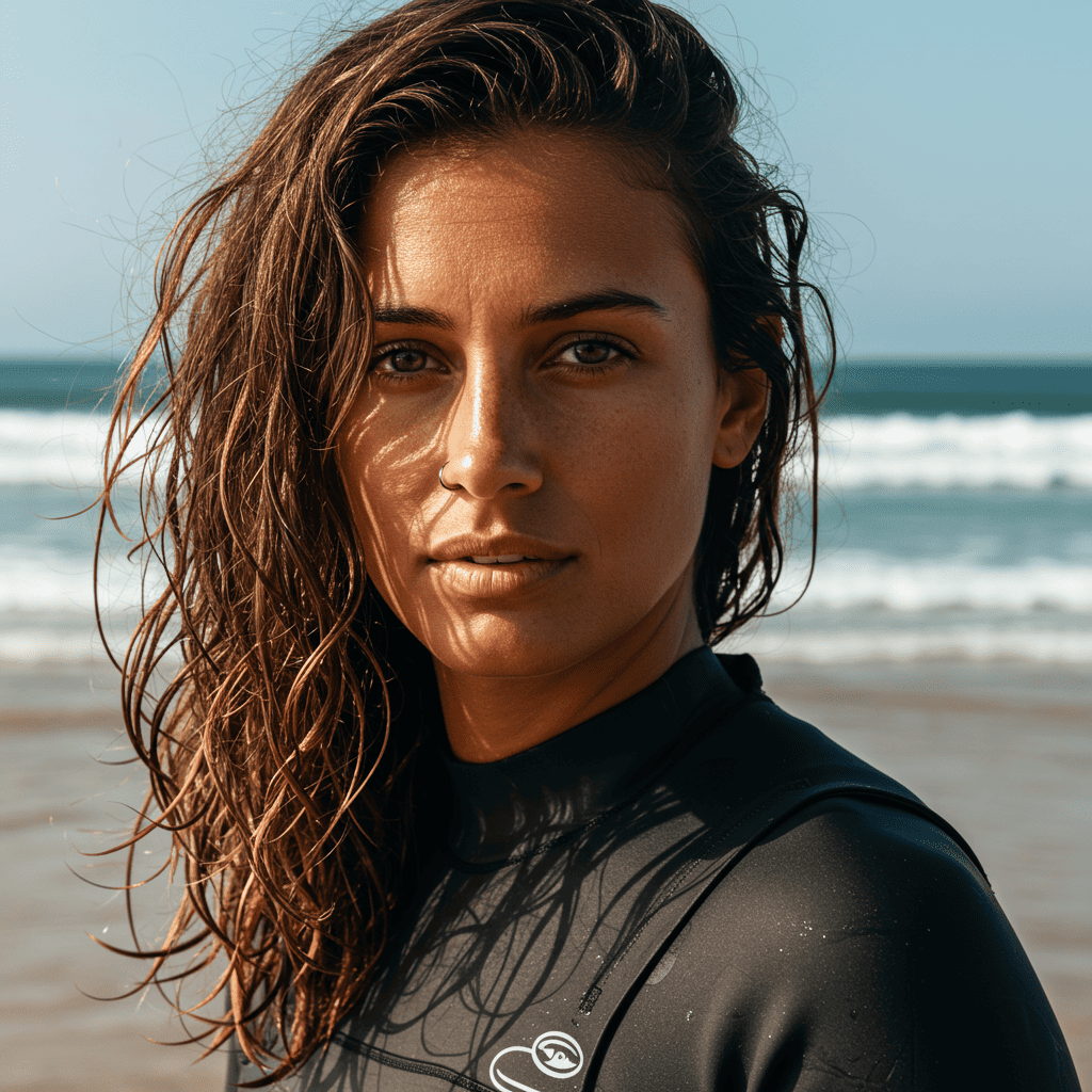 Beach Waves Surfer Girl Style