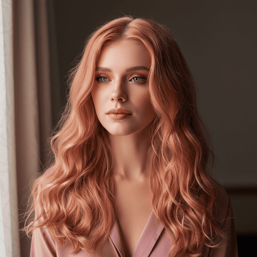 Fairy Waves Rose Gold Style