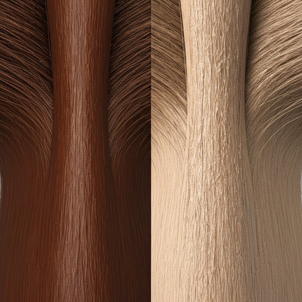 Microscopic Hair Cuticle Comparison