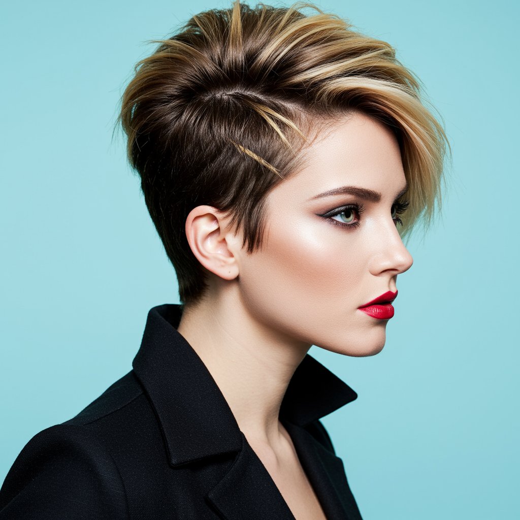 Woman-With-Asymmetrical-Bob-Haircut-2000S-Style