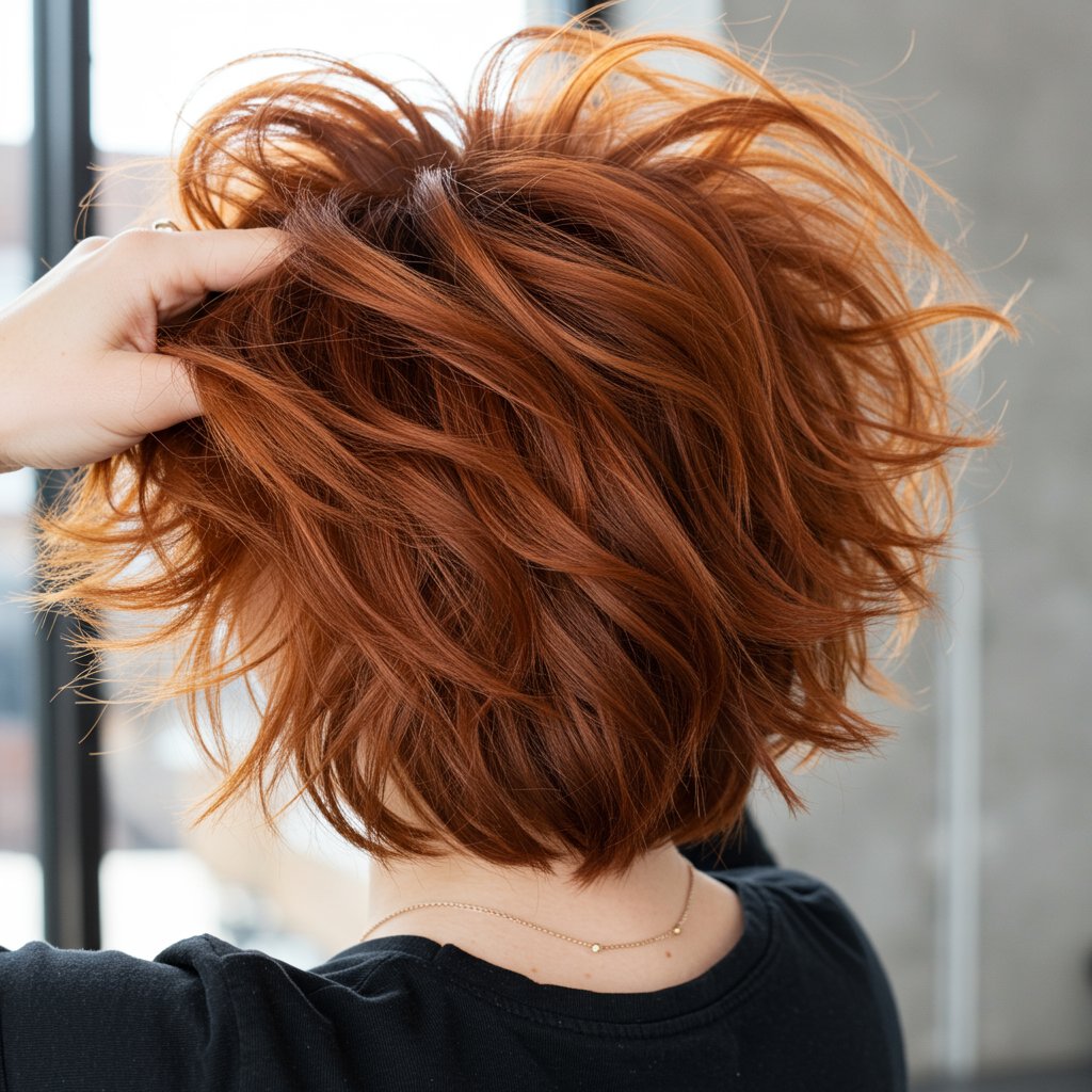 Butterfly Haircut Volume At Crown