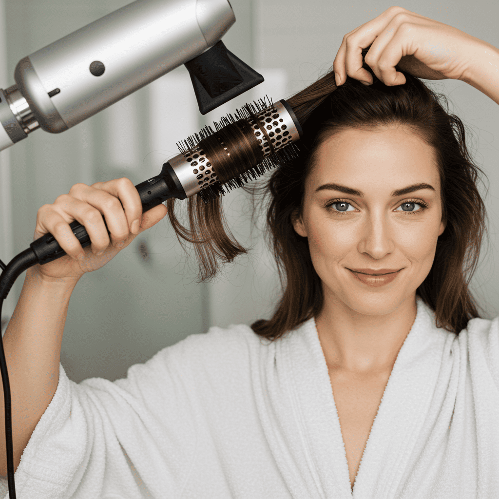 Blow Dry Waves Fine Hair