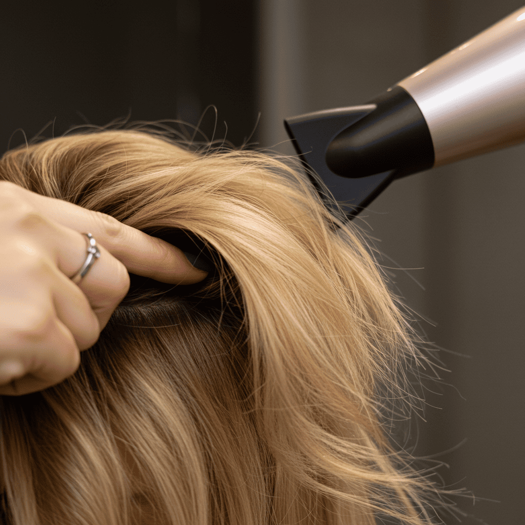 Blow Dry Waves Finishing