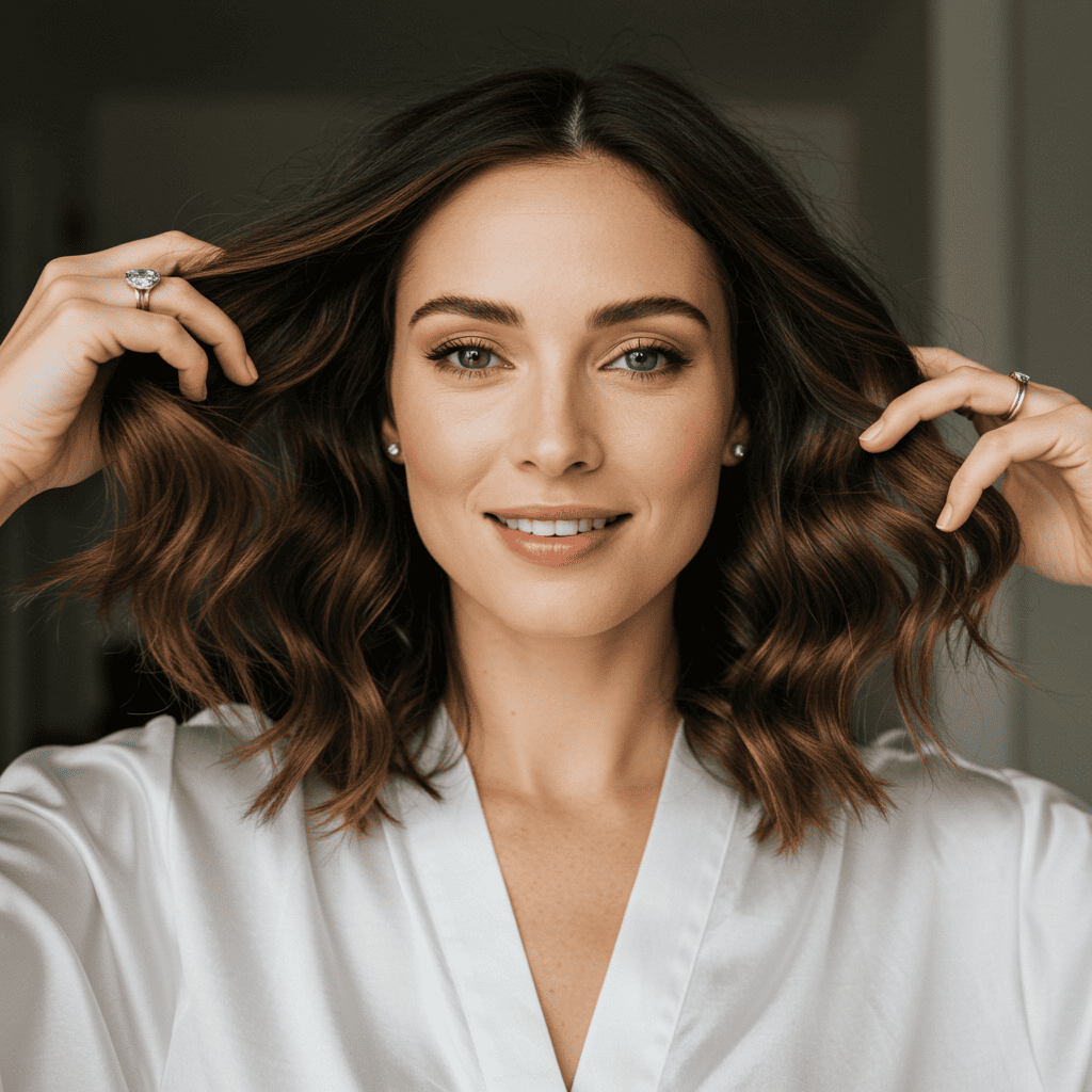 Blow Dry Waves Technique