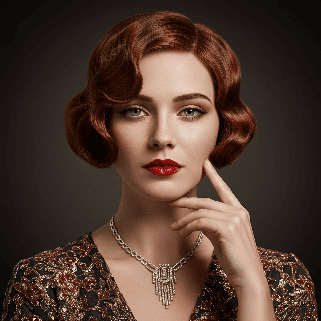 Retro Wave Bob Auburn