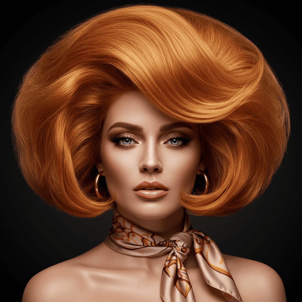 Voluminous Bob Golden Copper