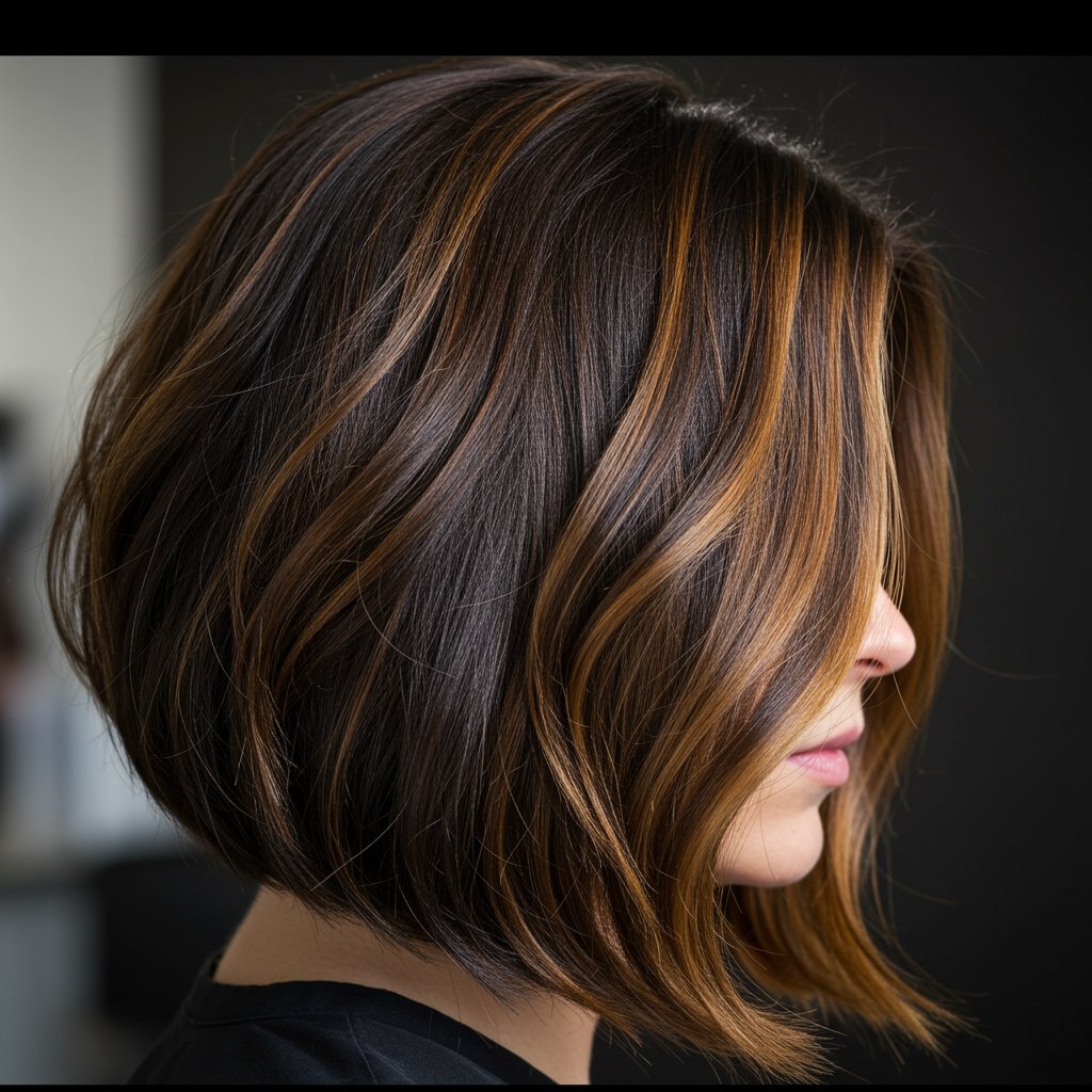 Bob-Haircut-With-Balayage-Highlights