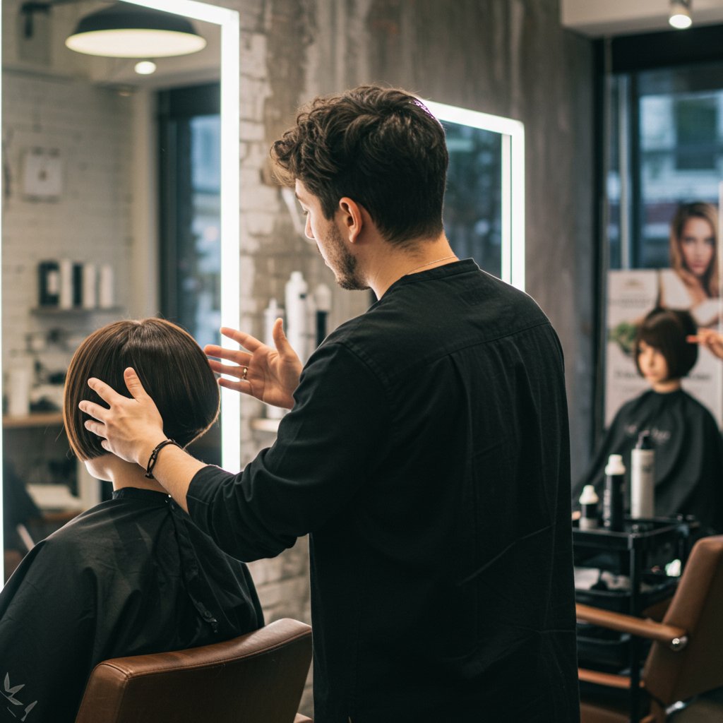 Stylist-Consulting-Client-About-Bob