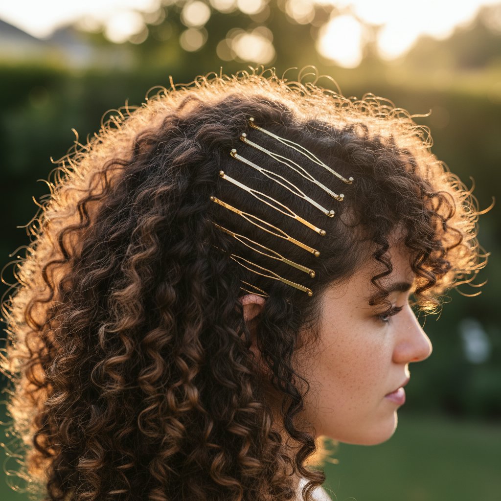 Diagonal Bobby Pin Array