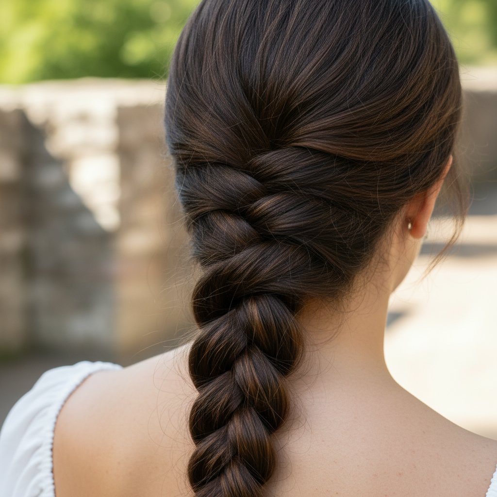 Classic French Braid Elegance