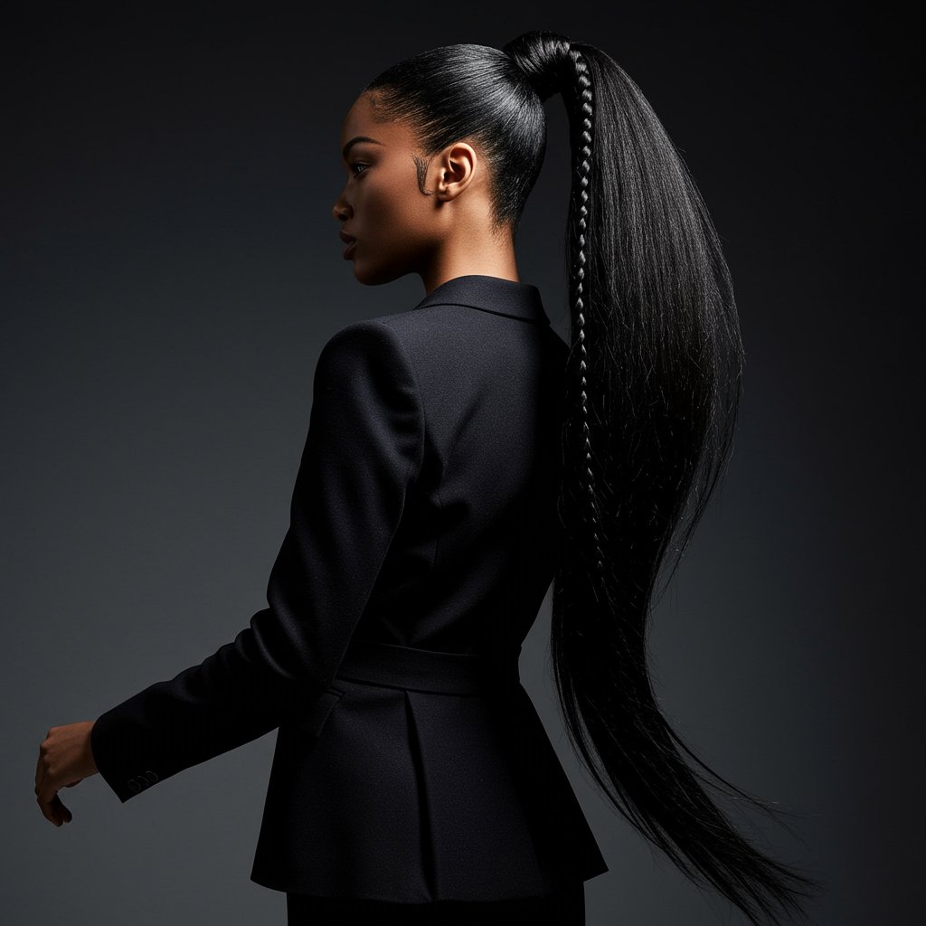 Sleek-High-Braided-Ponytail-Fashion-Shoot