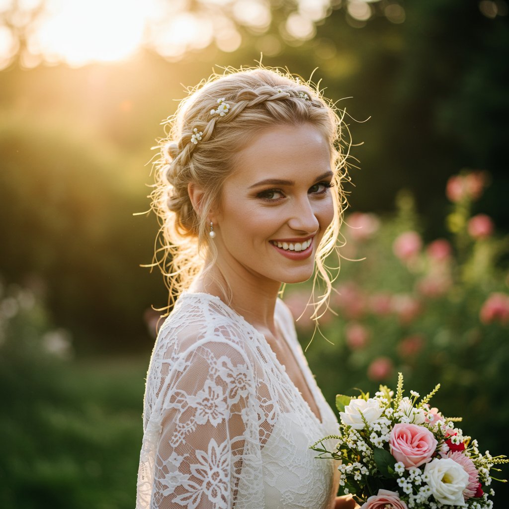 Woman-With-Romantic-Crown-Braid-Updo