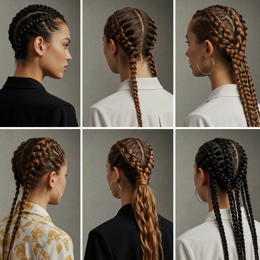 Woman-With-Versatile-Braid-Styles-Collage