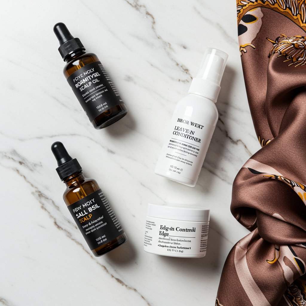 Braid Care Products Flat Lay