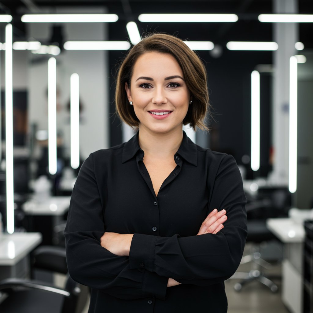 Professional-Hairstylist-In-Studio-Ready-To-Answer-Questions