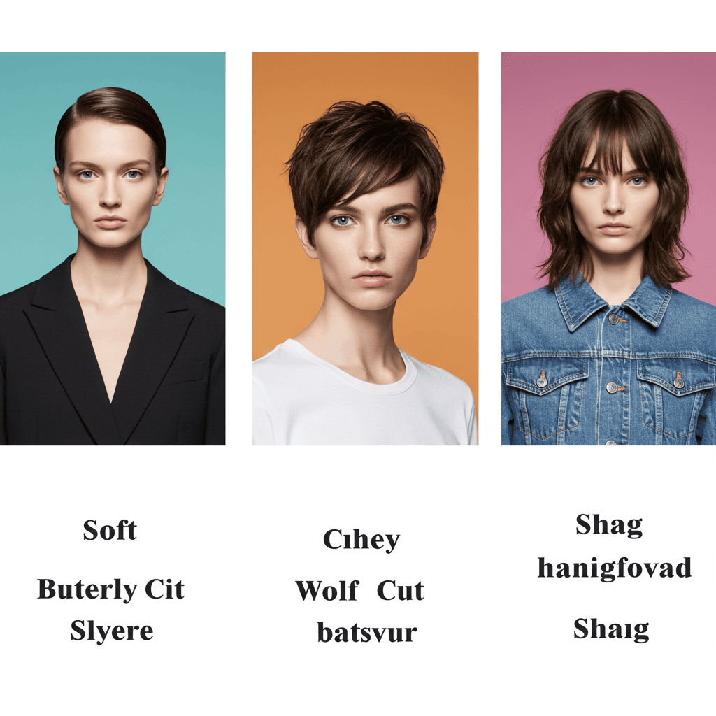 Haircut Comparison Butterfly Wolf Shag