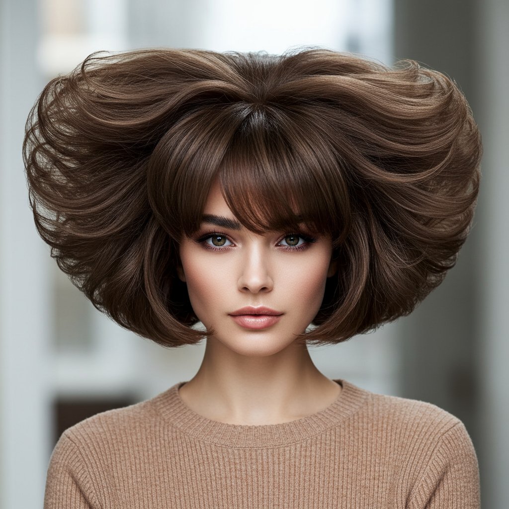 Model Butterfly Haircut Intro