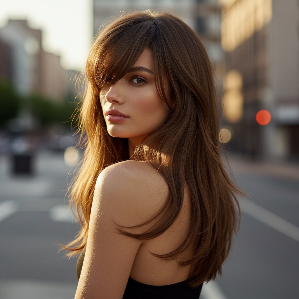 Butterfly Haircut Hero Shot