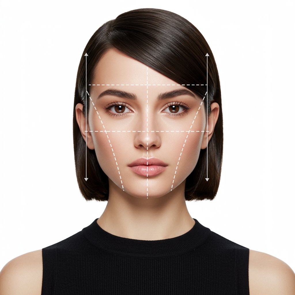 Oval Face Shape Perfect Part