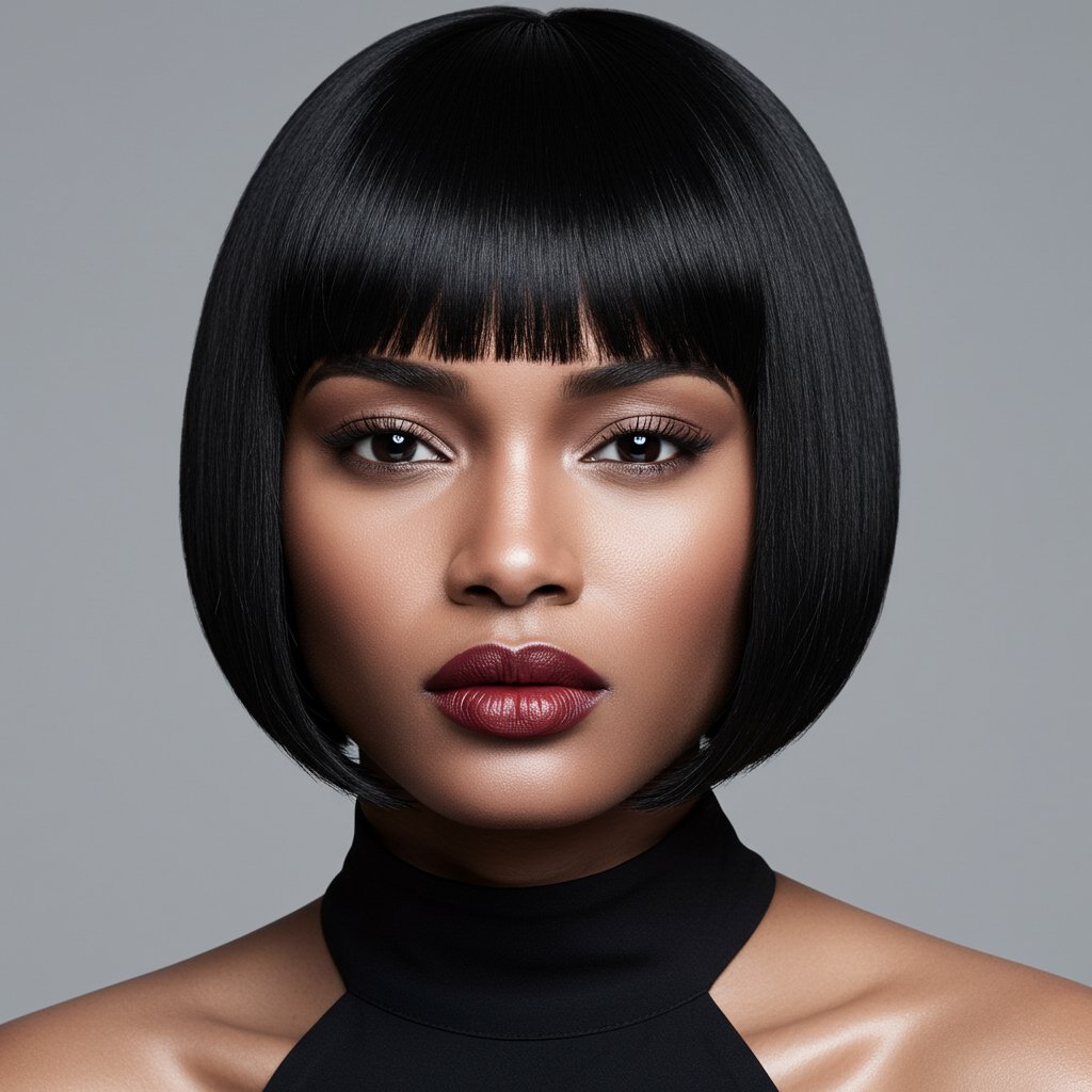 Woman-With-Sharp-Blunt-Bob-Haircut