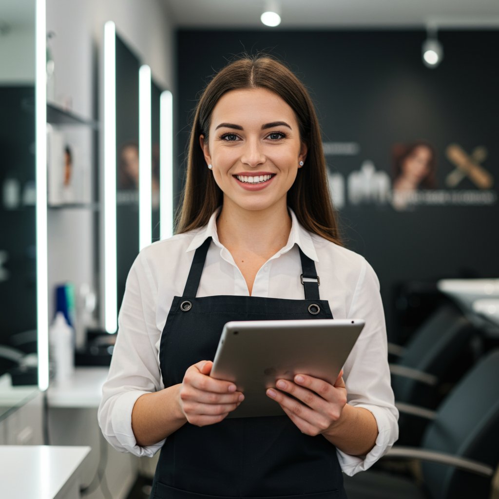 Approachable Stylist In Salon