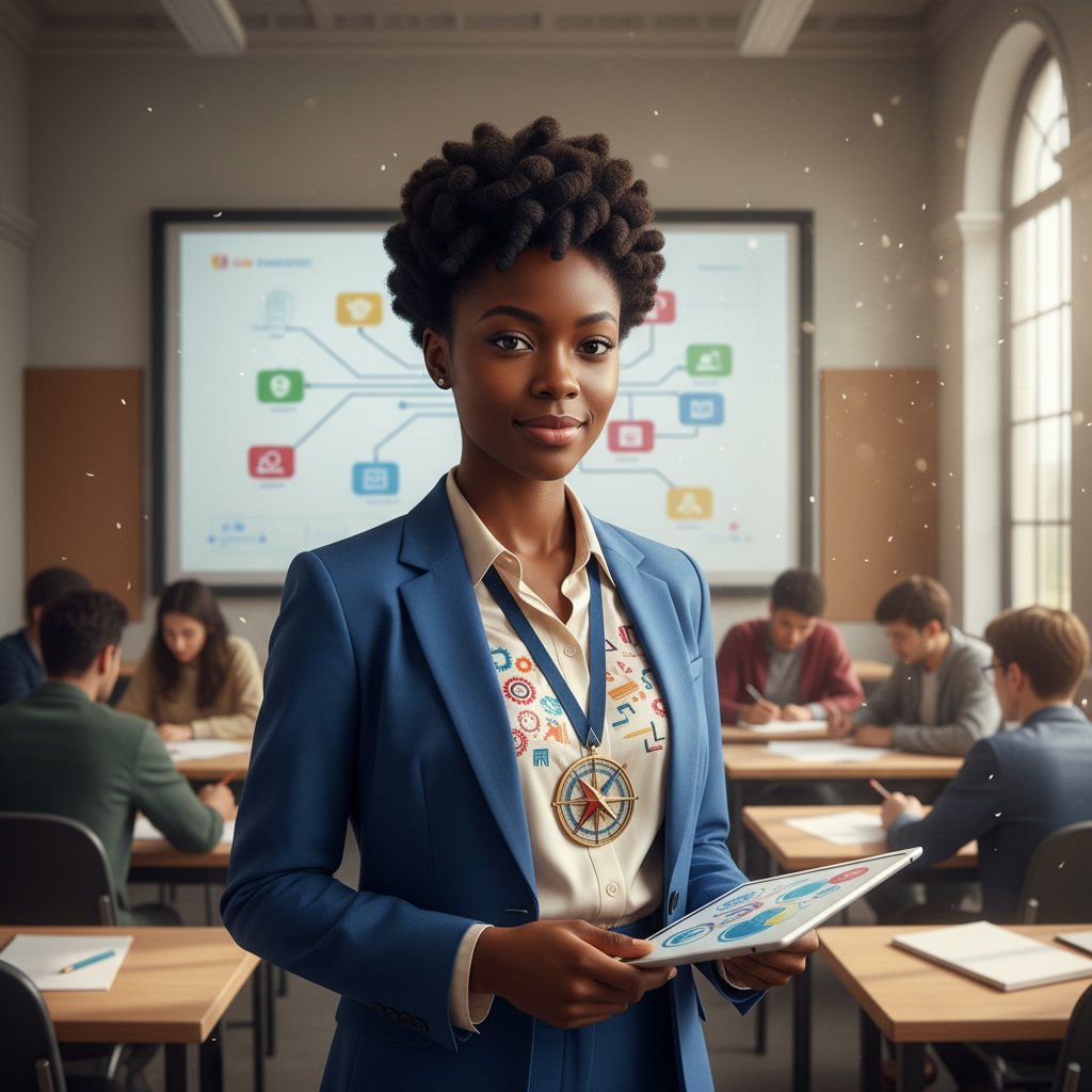 The Visionary's Textured Waves