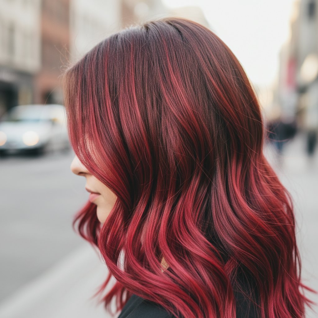 Vivid Red Highlights