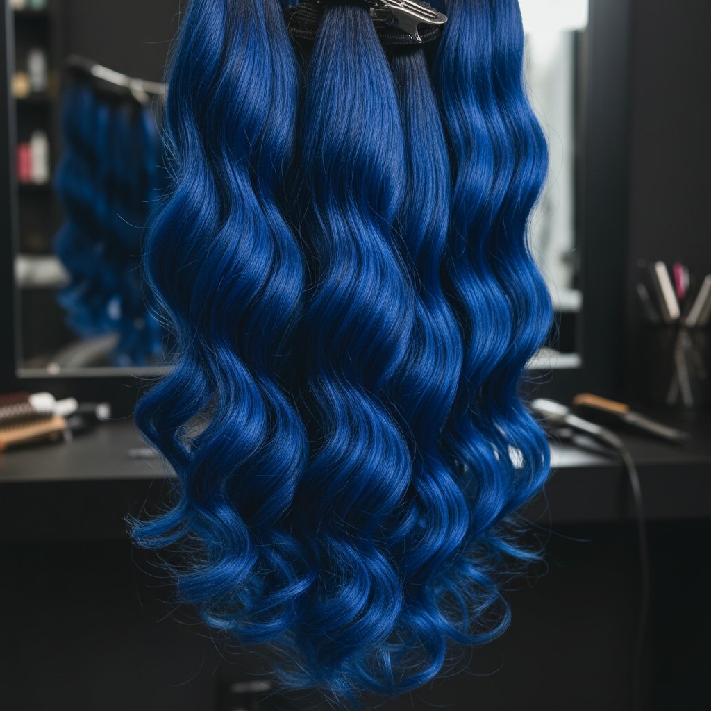 Electric Blue Streaks