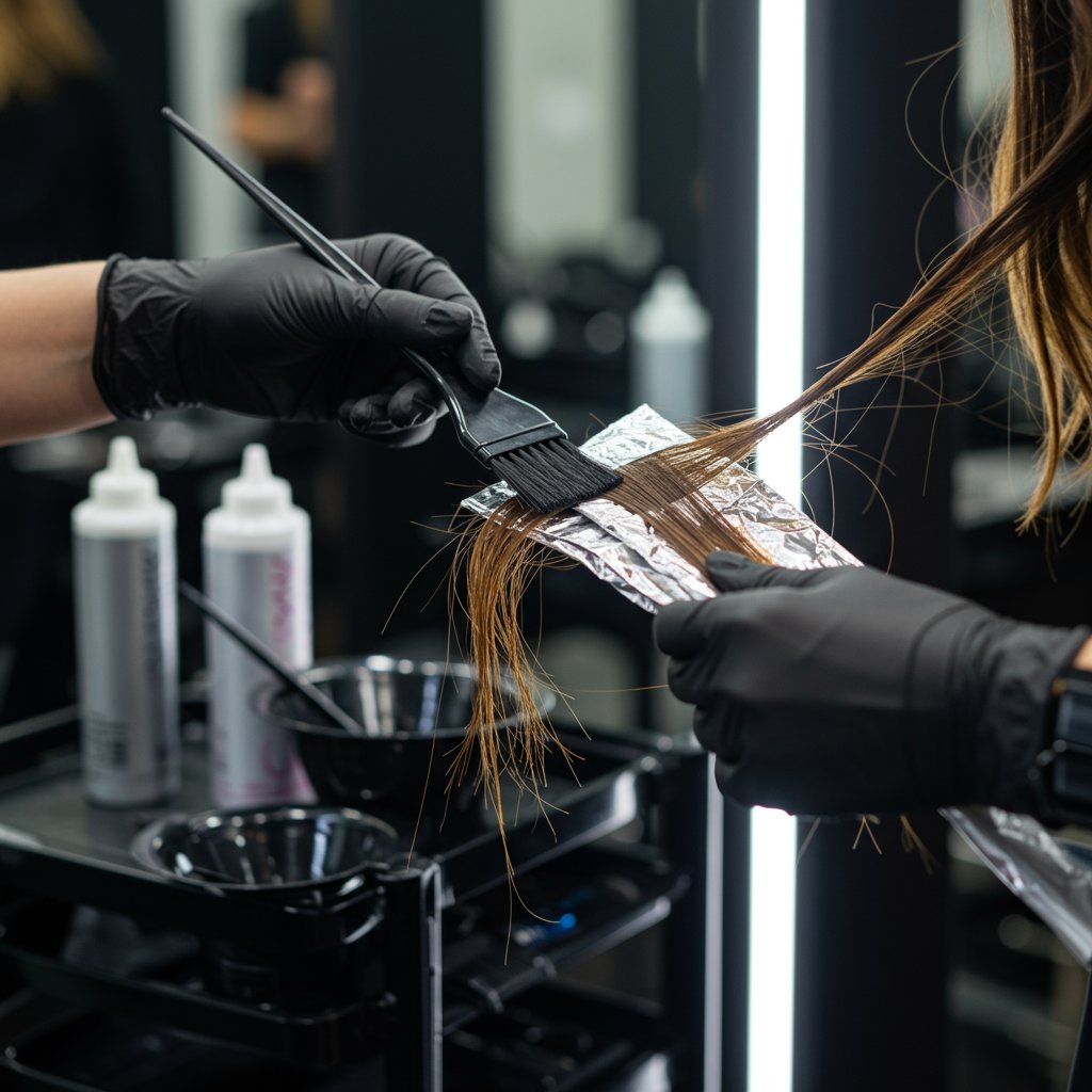 Stylist-Performing-Strand-Test